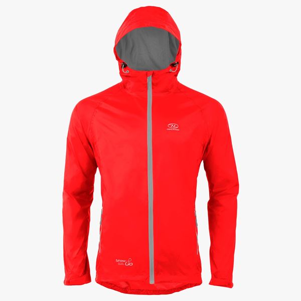 Picture of Stow & Go Packaway Jacket Red